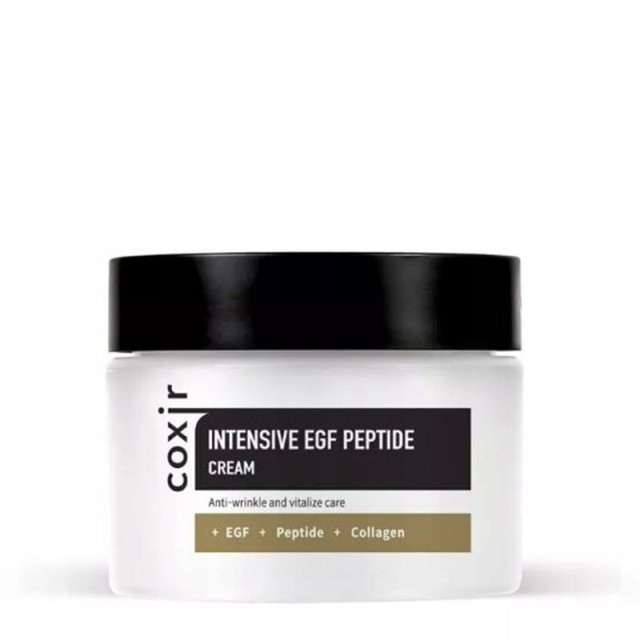 COXIR Intensive EGF Peptide Cream, Κρέμα Εντατικής Θρέψης & Ενυδάτωσης που Καταπολεμά την Ξηρότητα, τις Λεπτές Γραμμές & Ρυτίδες 50ml