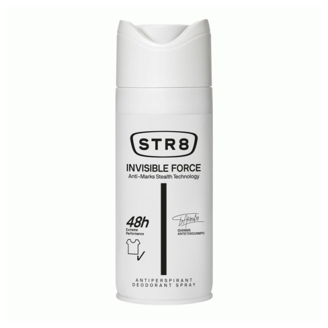 Str8 48h Invisible Force  Deo Spray, Αποσμητικό Σπρέι 150ml