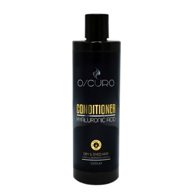 Oscuro Conditioner Hyalouronic, Μαλακτική Μαλλιών Με Υαλουρονικό Οξύ & Κερατίνη για Ξηρά, Βαμμένα, Ταλαιπωρημένα Μαλλιά, 500ml