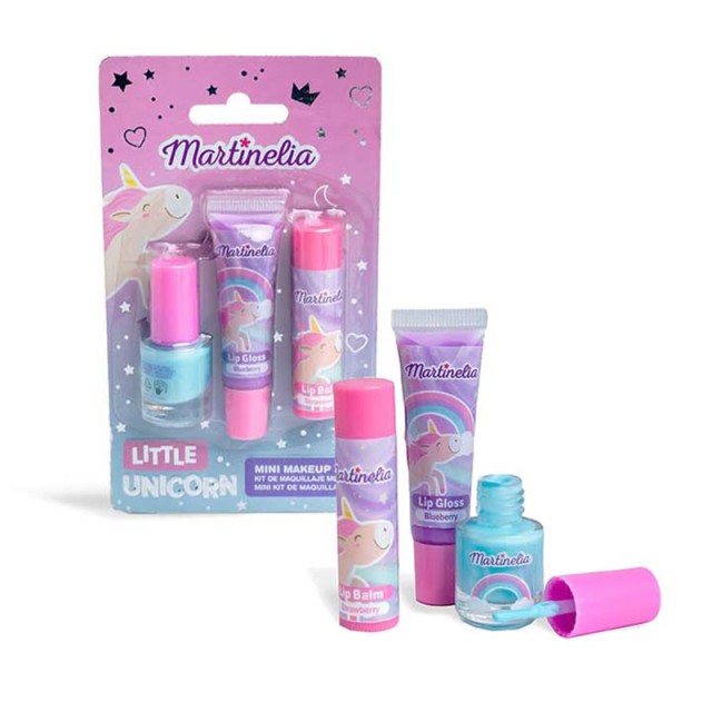 Martinelia Unicorn Mini Make Up Kit, Παιδικό Σετ Καλλυντικών, 3τεμ., Ηλικίες 3+