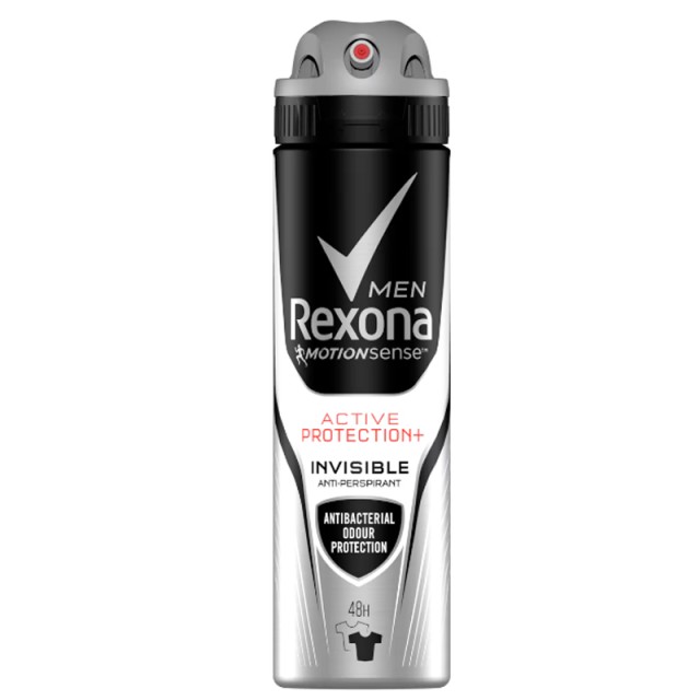 Rexona Men Deo Spray Active Protection Invisible, Αποσμητικό Σπρέι, 150ml