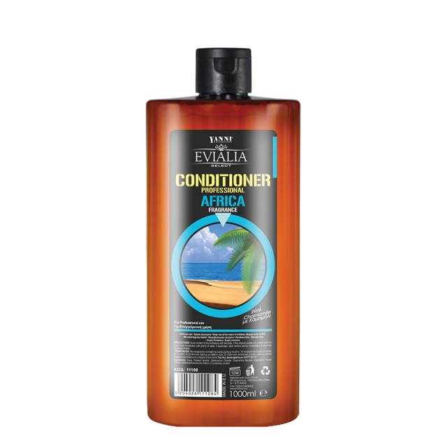 Evialia Conditioner Africa, Μαλακτική Κρέμα Μαλλιών Με Εκχυλίσματα Χαμομηλιού - 1lt