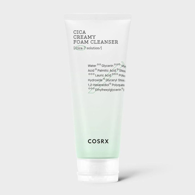 COSRX Pure Fit Cica Creamy Foam Cleanser, Αφρός Καθαρισμού Προσώπου Κατάλληλος για Λιπαρό & Ευαίσθητο Δέρμα 75ml