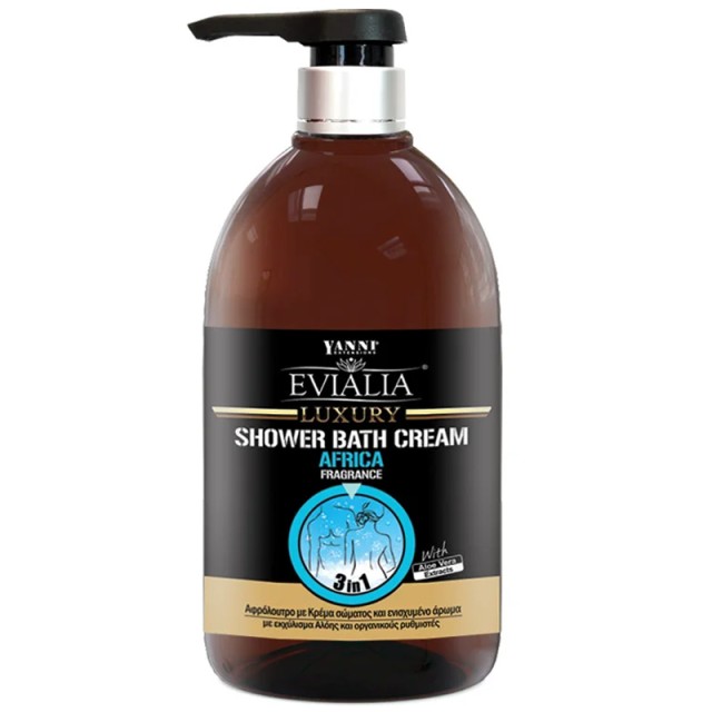 Evialia Shower Bath Cream Africa, Αφρόλουτρο, 1lt