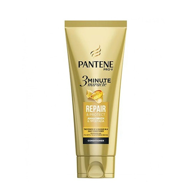 Pantene Pro-V 3 Min. Conditioner Repair & Protect, Mαλακτίκη Κρέμα Μαλλιών Για Άμεση Αντιμετώπιση των Σημαδιών Φθοράς, 200ml