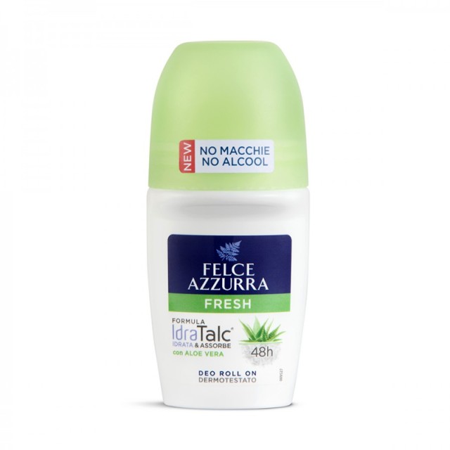 Felce Azzurra Fresh IdraTalc Deo Roll On, Αποσμητικό Σώματος 48 ωρών, 50ml