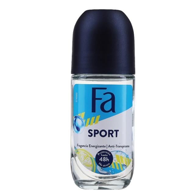 Fa Men Sport Energizing Fresh, Ανδρικό Αποσμητικό Roll on, 50ml