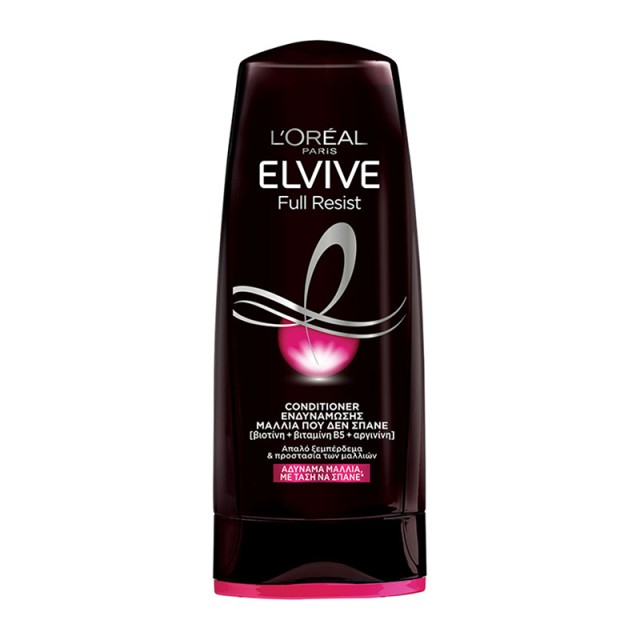 Elvive  Full Resist Conditioner, Μαλακτική Κρέμα για Ενδυνάμωση σε Εύθραυστα & Αδύναμα Μαλλιά, 300ml