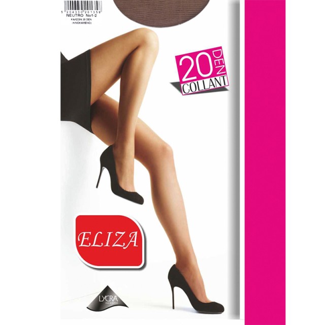 ELIZA Καλσόν Lycra 20 Den Neutro, No 1-2