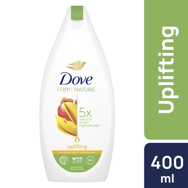 Dove Uplifting Mango & Almond, Αφρόλουτρο, 400ml