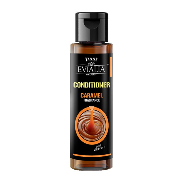 Evialia Conditioner Caramel, Μαλακτική Κρέμα Μαλλιών Καραμέλα με Βιταμίνη Ε, Travel Size, 100ml