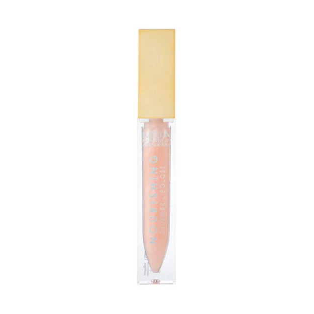 MUA Nourishing Shimmer Lipgloss Irl, Lipgloss Με Πεπτίδια, Ροδέλαιο, Βιταμίνη Ε και Λάδι Jojoba Για Θρέψη & Ενυδάτωση, 7gr