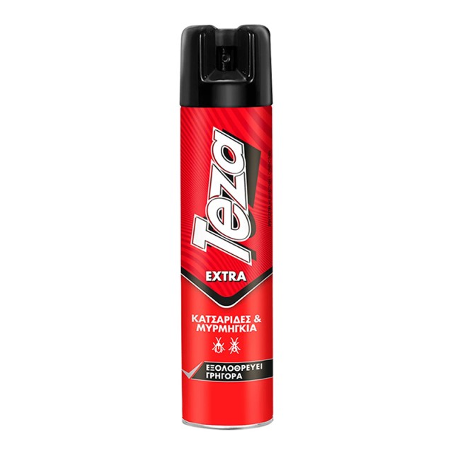 Teza Extra Spray, Εντομοκτόνο Σπρέι για Κατσαρίδες & Μυρμήγκια 400ml