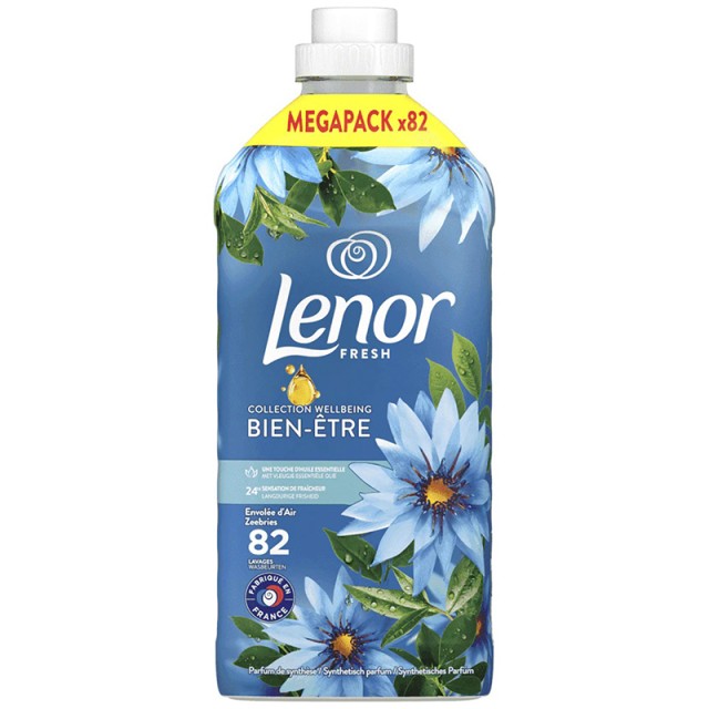 Lenor Fresh Ocean Escape, Μαλακτικό Ρούχων 82 μεζούρες, 1722ml