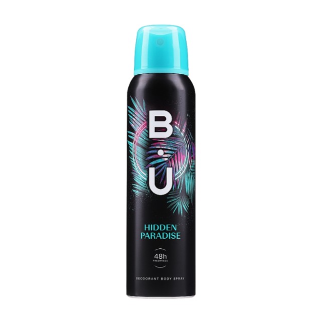 BU  Hidden Paradise Body Spray, Αποσμητικό σπρέι, 150ml