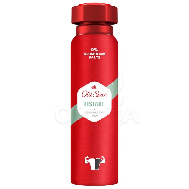 Old Spice Deo Spray Restart, Αποσμητικό Σπρέι Χωρίς Αλουμίνιο, 150ml