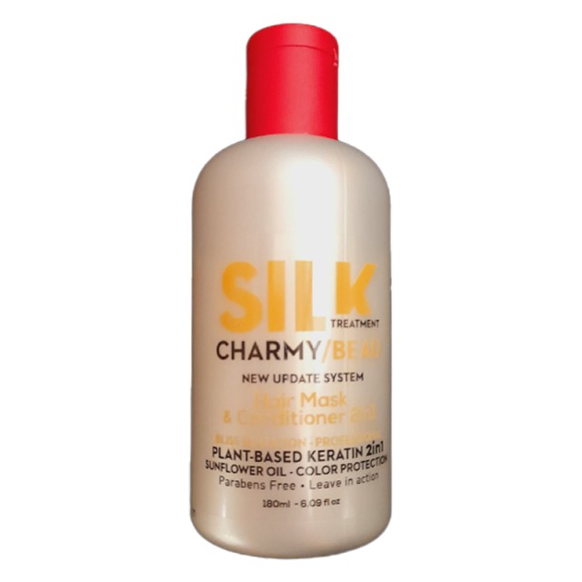 Miss Sandy Silk Treatment Charmy / Beau Hair Mask & Conditioner 2 In 1, Μάσκα Μαλλιών & Conditioner Με Κερατίνη, 180ml