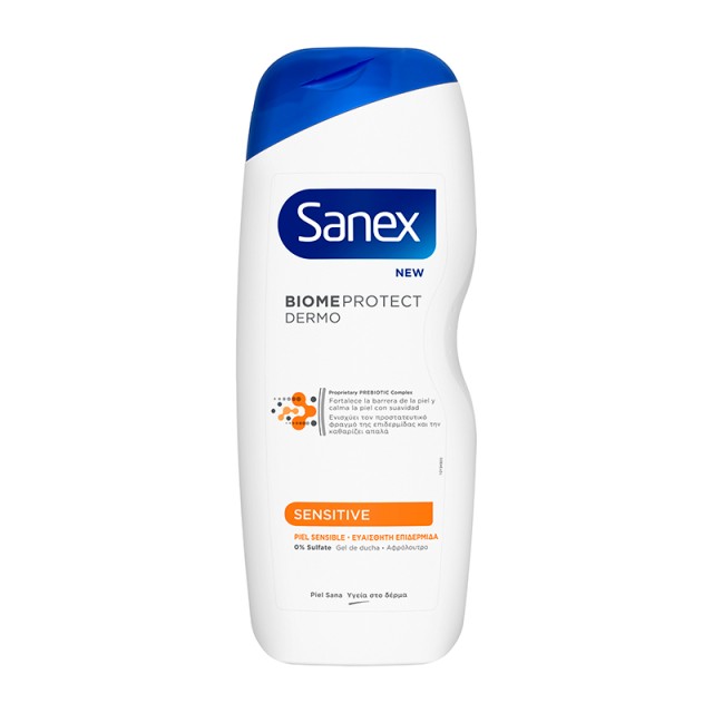 Sanex Dermo BiomeProtect Sensitive, Αφρόλουτρο, 600ml