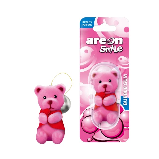 Areon Smile Toy, Car Perfume Bubble Gum, Κρεμαστό Αρωματικό Αυτοκινήτου, Τσιχλόφουσκα