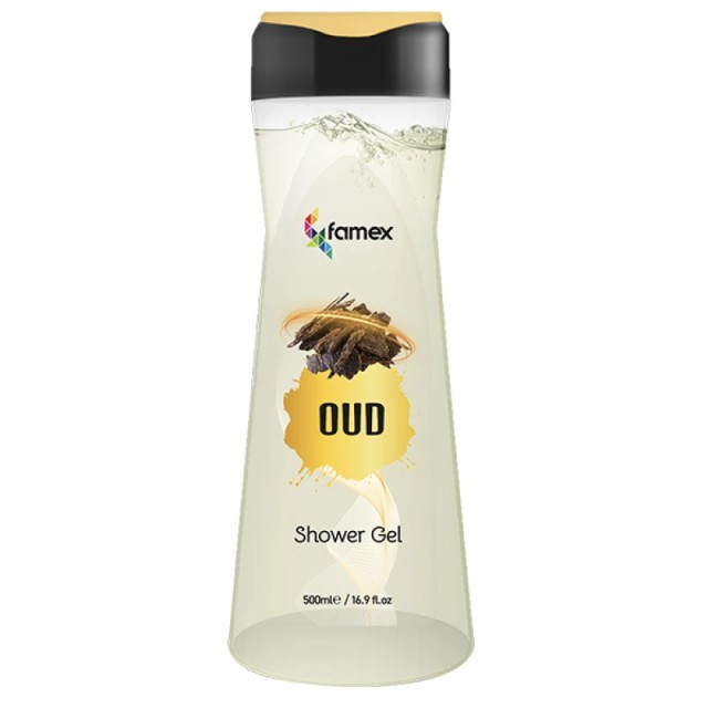 Famex Shower Gel Oud με Άρωμα Σανδαλόξυλο, 500ml