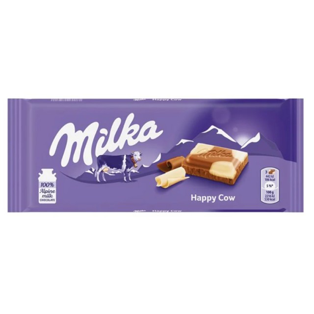 Milka Σοκολάτα Γάλακτος Happy Cow, 100gr