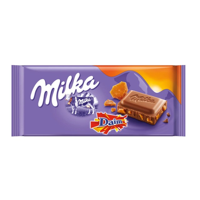 Milka Σοκολάτα Γάλακτος Daim, 100gr