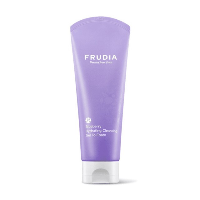 FRUDIA Blueberry Hydrating Cleansing Gel To Foam, Αφρώδες Τζελ Καθαρισμού Προσώπου με Εκχύλισμα Μύρτιλου, 145ml