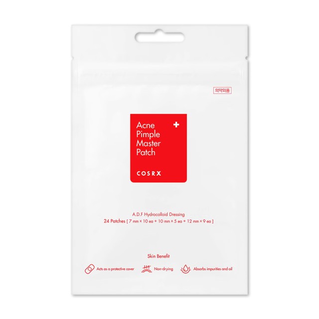 COSRX Acne Pimple Master Patch, Υδροκολλοειδή Eπιθέματα για Ενεργή Τοπική Αντιμετώπιση στα Σπυράκια, 24 επιθέματα