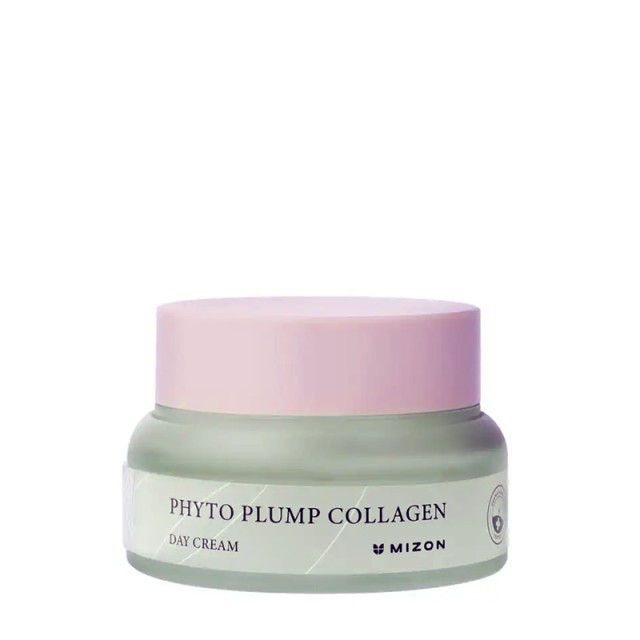 MIZON Phyto Plump Collagen Day Cream, Αντιοξειδωτική Κρέμα Ημέρας για Λάμψη, Θρέψη & Ενυδάτωση, 50ml
