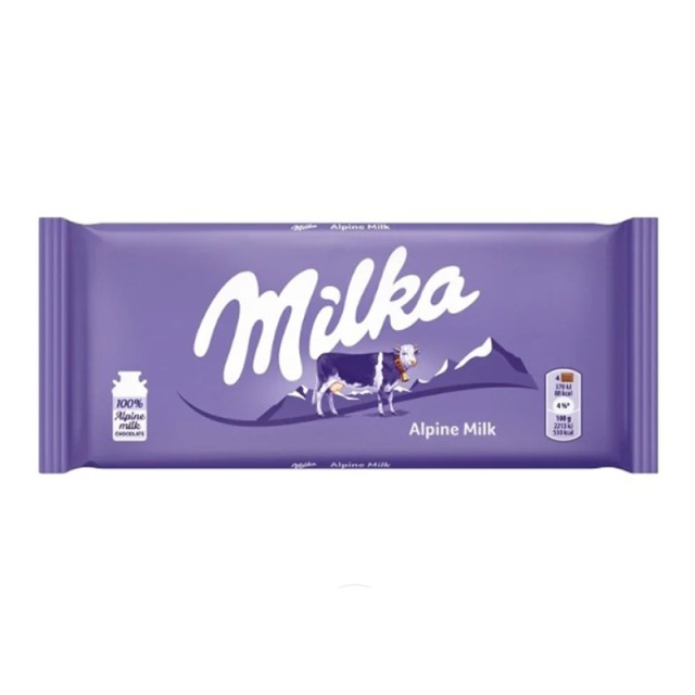 Milka Σοκολάτα Γάλακτος, 100gr