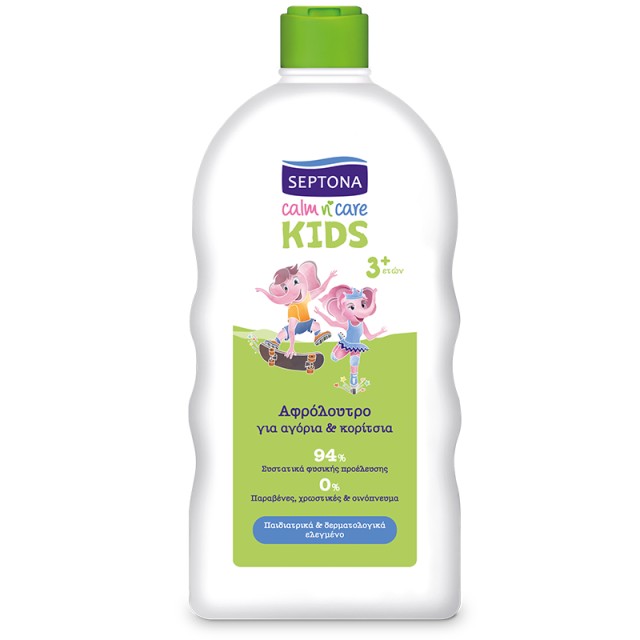 Septona Calm n Care Kids Παιδικό Αφρόλουτρο για Αγόρια & Κορίτσια, 750ml