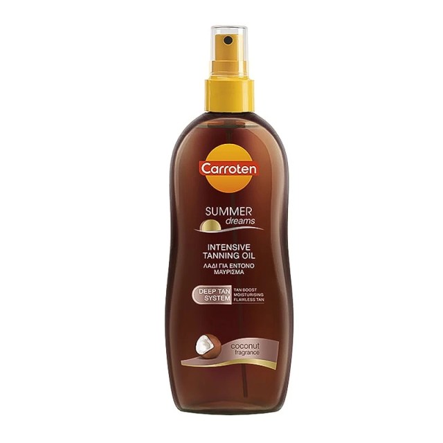 Carroten Summer Dreams Intensive Tanning Oil, Λάδι για Έντονο Μαύρισμα, 200ml