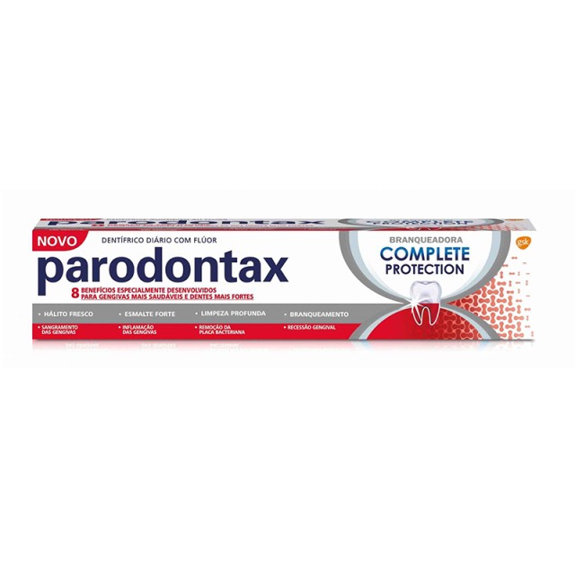 Parodontax οδοντόκρεμα complete protection whitening, 75ml