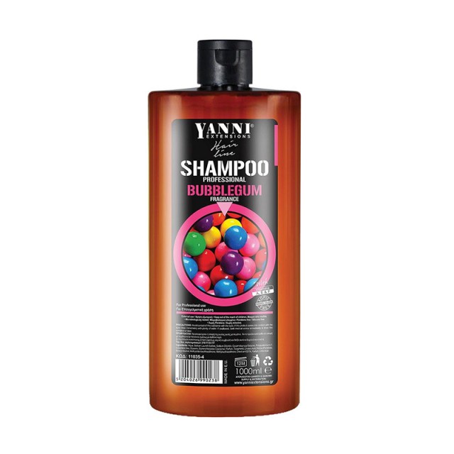 Evialia Shampoo Bubblegum, Επαγγελματικό Σαμπουάν Τσιχλόφουσκα Με Βιταμίνες A,E & F για Ενδυνάμωση, 1lt