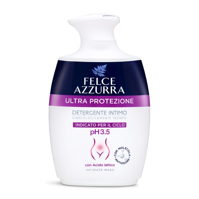 Felce Azzurra Intimate Ultra  PH3,5, Υγρό Κρεμοσάπουνο Καθαρισμού της Ευαίσθητης Περιοχής, 250ml