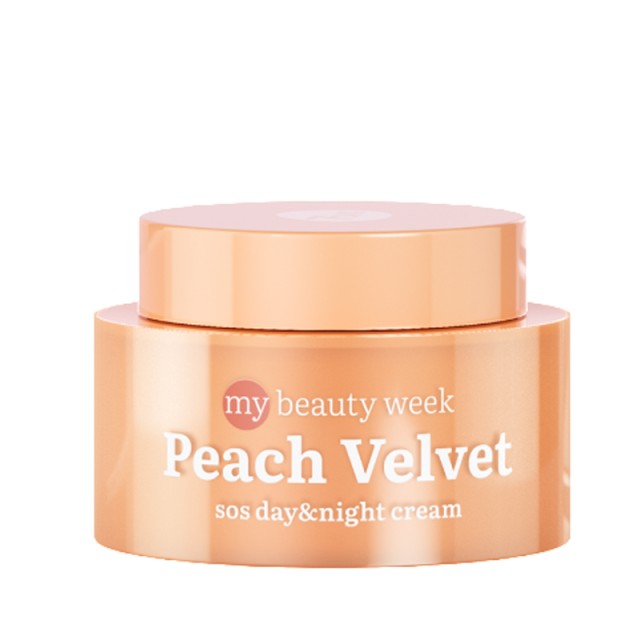 7DAYS MB Peach Velvet SOS Day Night Cream, SOS Κρέμα ημέρας & νύχτας προσώπου, 50ml