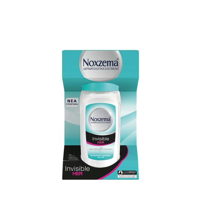 Noxzema Invisible Her, Γυναικείο Αποσμητικό Roll on, 50ml