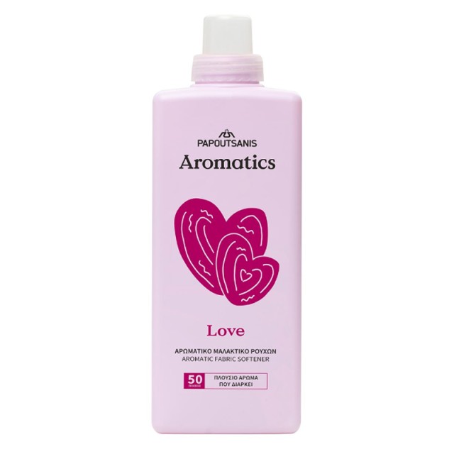 Papoutsanis Aromatics Love, Μαλακτικό Ρούχων, 1000ml