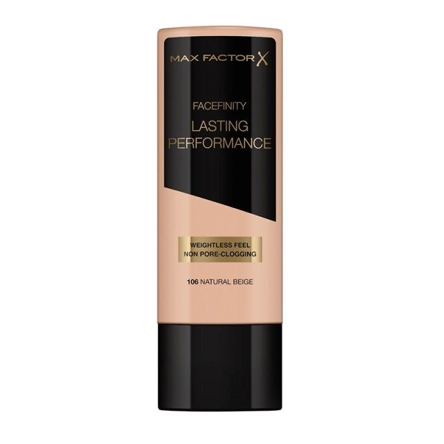 Max Factor No106 Make Up Lasting Performance Foundation Natural Beige, 35ml