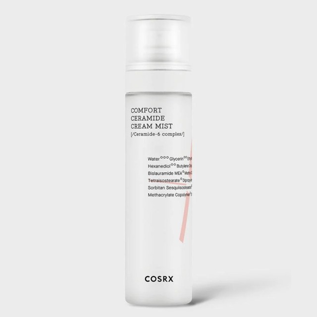 COSRX Balancium Comfort Ceramide Cream Mist, Σπρέι Mist με Ενυδατικούς Παράγοντες για Χρήση όλη τη μέρα ακόμη και πάνω από το μακιγιάζ για μακράς διάρκειας Λαμπερό & Ενυδατωμένο Δέρμα, 120ml
