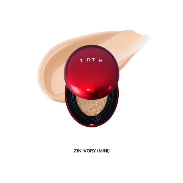 TIRTIR Mask Fit Red Cushion SPF40 PA++ No.21N Ivory Mini, 4,5gr