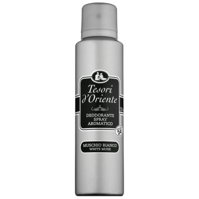 Tesori d’Oriente White Musk Deodorant Spray, Αποσμητικό Σπρέι, 150ml