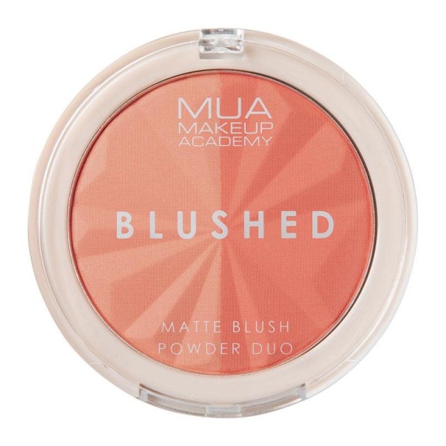 MUA Blushed Duo Peachy, Matte Blush, 8gr